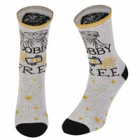 Harry Potter - Dobby Is Free ( Unisex Grey Single Pack Socks)