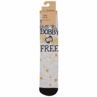 Harry Potter - Dobby Is Free ( Unisex Grey Single Pack Socks)