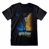 Harry Potter - Dobby Poster (Unisex Black T-Shirt)