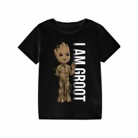 Marvel Studios I Am Groot - Profile (Kids Unisex Black...