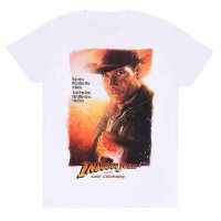 Indiana Jones - The Last Crusade Poster (Unisex White...