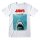 Jaws - Poster (Unisex White T-Shirt)