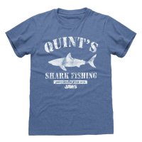 Jaws - Quints Shark Fishing (Unisex Black T-Shirt)