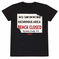 Jaws - No Swimming (Unisex Black T-Shirt)