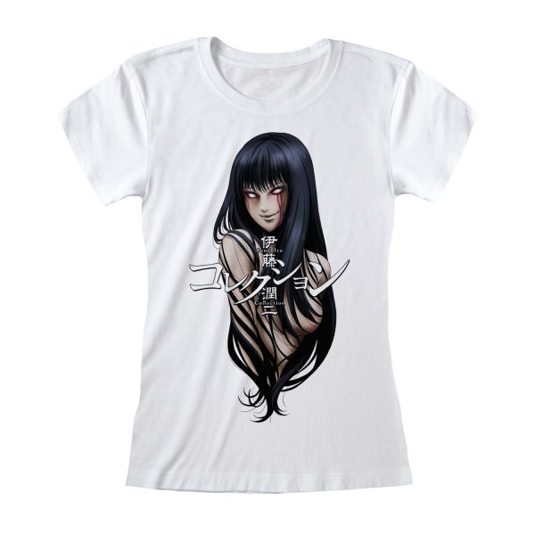 Junji-Ito - Tomie (Womens White Fitted T-Shirt)