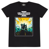 Helldivers 2 - 2D Art And Logo (Unisex Black T-Shirt)