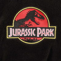 Jurassic Park - Logo (Unisex Black Dressing Gown) LRG/XL