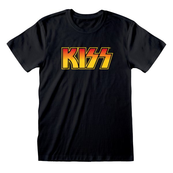 KISS - Logo (Unisex Black T-Shirt)