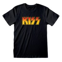 KISS - Logo (Unisex Black T-Shirt)