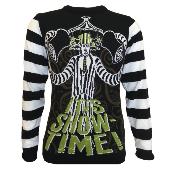 Beetlejuice - Showtime (Unisex Multi Knitted Jumper)