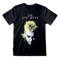 Lost Boys - David And Logo (Unisex Black T-Shirt)