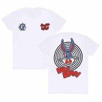 Looney Tunes - Bugs ( Unisex White Front & Back T-Shirt)