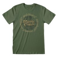 Lord Of The Rings - Middle Earth (Unisex Green T-Shirt)