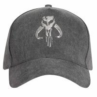 The Mandalorian - Silver Crest ( Unisex Black Cap) One Size