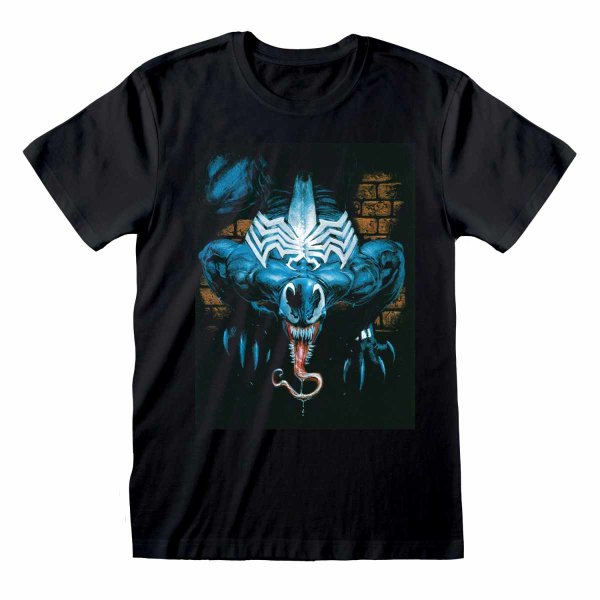 Marvel Universe - Wall Lurker (Unisex Black T-Shirt)