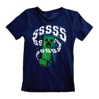 Minecraft - Creepers (Unisex Navy T-Shirt)