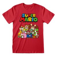 Nintendo Super Mario - Main Character Group (Unisex Red...