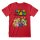 Nintendo Super Mario - Main Character Group (Unisex Red T-Shirt)