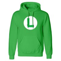 Nintendo Super Mario - Luigi Badge (Unisex Green Pullover...