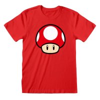 Nintendo Super Mario - Power Up Mushroom (Unisex Red...