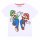 Nintendo Super Mario - Mario And Luigi Overprint (Unisex White T-Shirt)