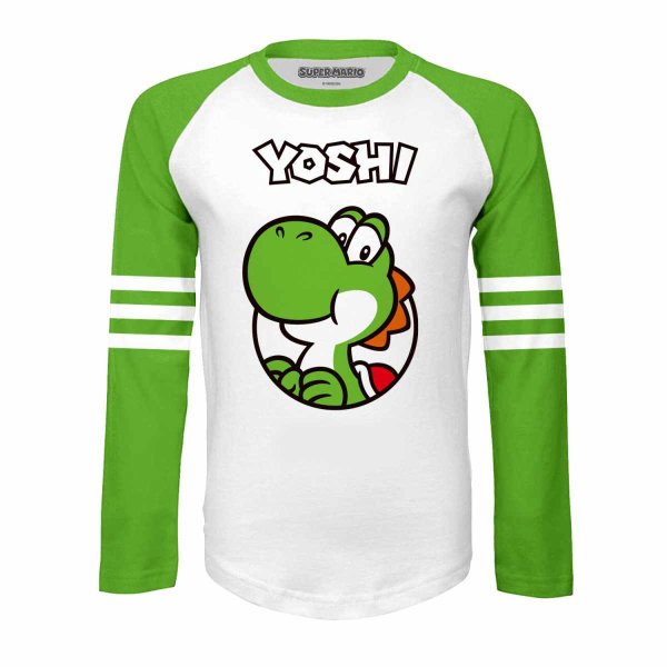 ** Nintendo Super Mario - Yoshi Since 1990 (Unisex White/Green T-Shirt) **