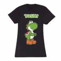 Nintendo Super Mario - Yoshi Name Tag (Womens Black...