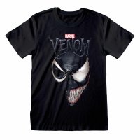 Marvel Comics Spider-Man - Venom Split Face (Unisex Black...