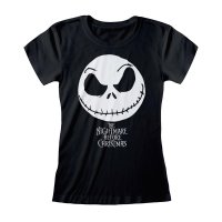 Nightmare Before Christmas - Jack Face (Womens Black...