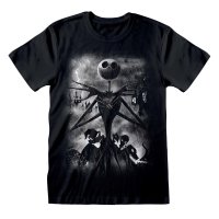 Nightmare Before Christmas - Stormy Skies (Unisex Black...