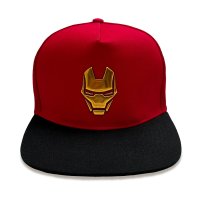 Marvel Comics Iron Man - Face (Unisex Red Snapback Cap)...