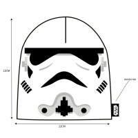 Star Wars - Face Trooper (Unisex White Beanie) One Size