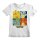 Pokemon - Squares (Unisex White T-Shirt)