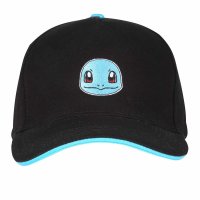 Pokemon - Squirtle Badge (Unisex Black Baseball Cap) One...