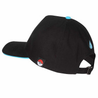 Pokemon - Squirtle Badge (Unisex Black Baseball Cap) One Size