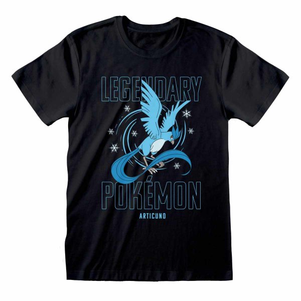 Pokemon - Legendary Articuno (Unisex Black T-Shirt)