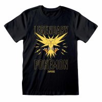 Pokemon - Legendary Zapdos (Unisex Black T-Shirt)