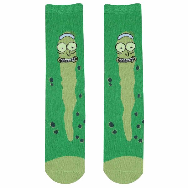 Rick And Morty - Pickle Rick ( Unisex Green Single Pack Socks)