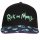 Rick And Morty - Neon Logo ( Unisex Black Baseball Cap) One Size