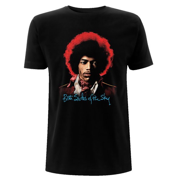 Jimi Hendrix - Both Sides Of The Sky (Unisex Black T-Shirt)