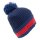 Marvel Comics Captain America - Shield (Unisex Blue Beanie Pom) One Size