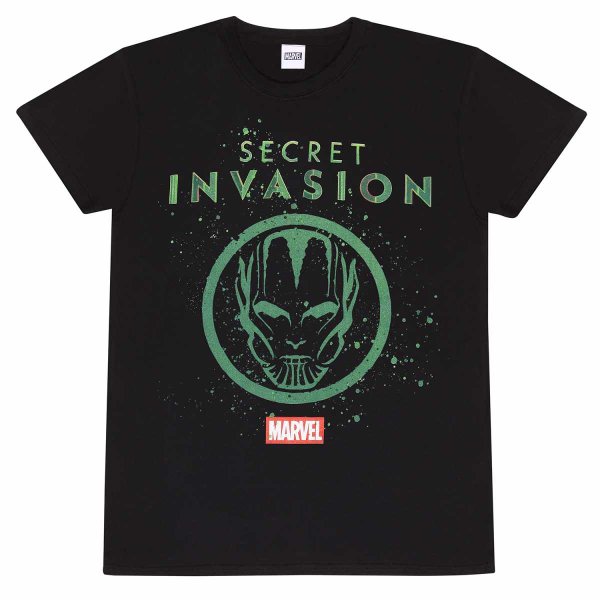 Marvel Studios Secret Invasion - Logo (Unisex Black T-Shirt)