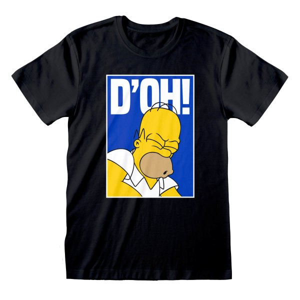 Simpsons - Doh (Unisex Black T-Shirt)