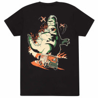 Simpsons - Homerzilla (Unisex Black T-Shirt)