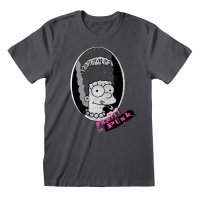 ** Simpons, The - Marge Punk (Unisex Charcoal T-Shirt) **