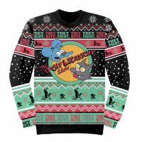 The Simpsons Itchy & Scratchy(Unisex Knitted Jumper)