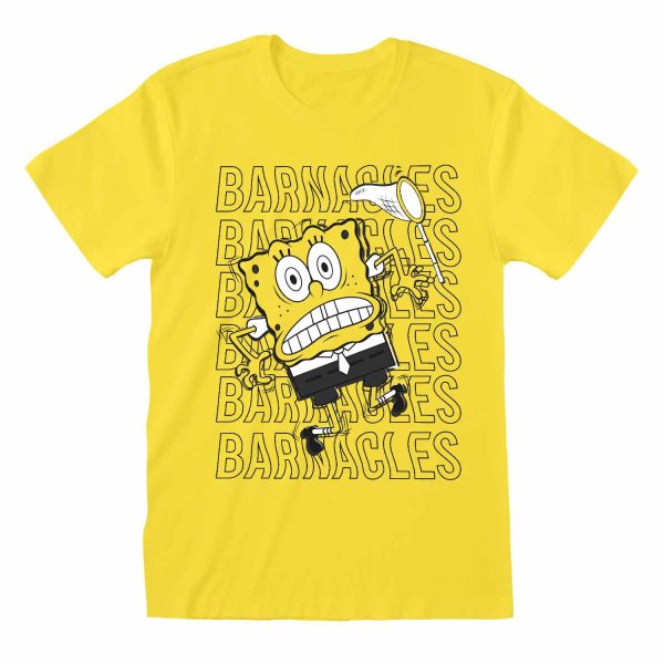 Spongebob Squarepants - Barnacles (Unisex Yellow T-Shirt)