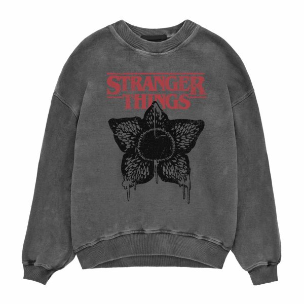 Superheroes Inc. Stranger Things - Horror Silhouette (Unisex Black Sweatshirt)