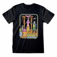 Steven Rhodes - Catch Of The Day (Unisex Black T-Shirt)