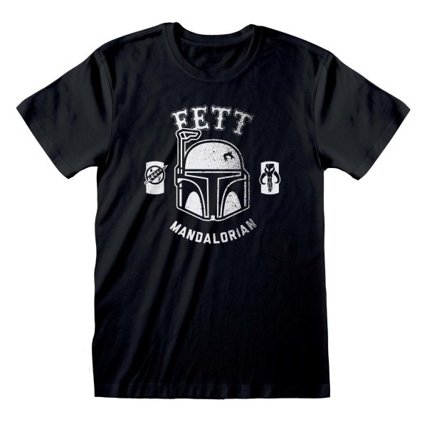 Star Wars - Fett Mandalorian (Unisex Black T-Shirt)